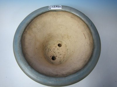 画像2: Ｈ-73 中国　古盆器　「中渡均窯陣笠丸」　美術鉢