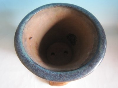 画像2: Ｈ-109　中国　古盆器　「中渡海鼠外縁陣笠丸」　美術鉢